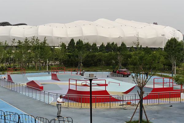河北省衡水市奥体中心公园极限运动场