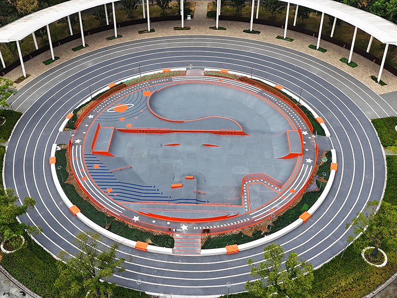 江苏省苏州市门户公园极限运动场