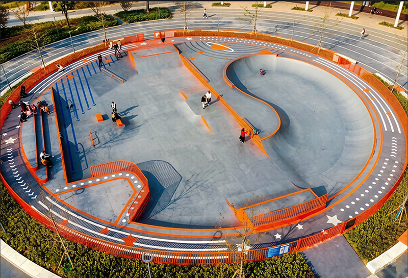 江苏省苏州市门户公园极限运动场